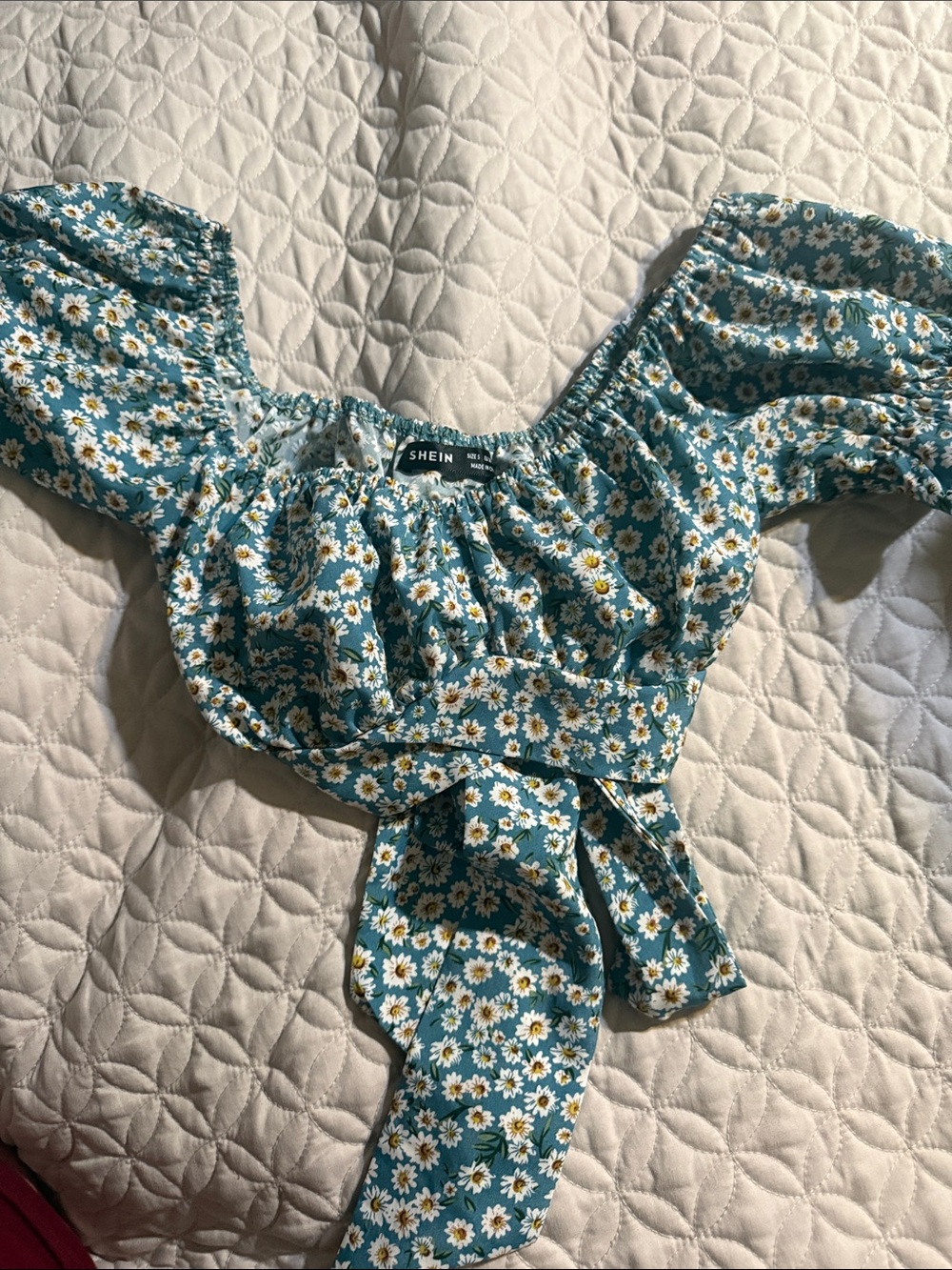 Tie back shirt